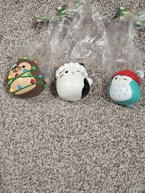 Squishmallow Holiday Ornaments